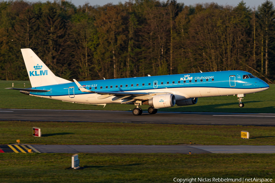 KLM Cityhopper Embraer ERJ-190STD (ERJ-190-100STD) (PH-EZF) | Photo 446390
