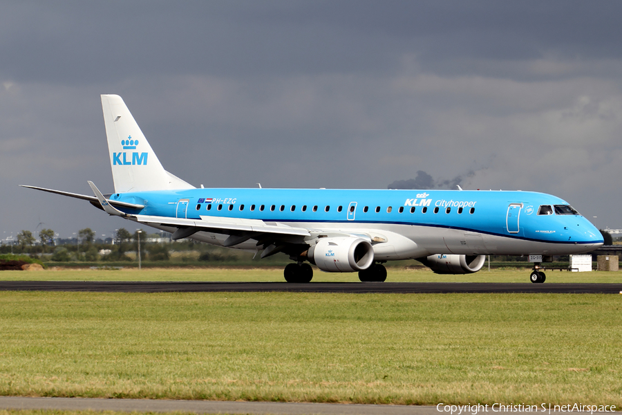 KLM Cityhopper Embraer ERJ-190LR (ERJ-190-100LR) (PH-EZG) | Photo 119769