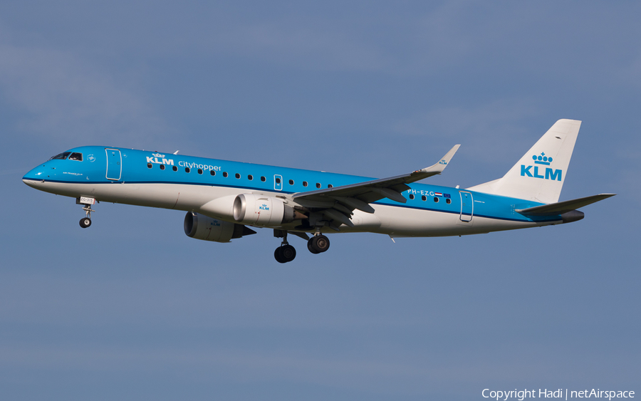 KLM Cityhopper Embraer ERJ-190LR (ERJ-190-100LR) (PH-EZG) | Photo 125362