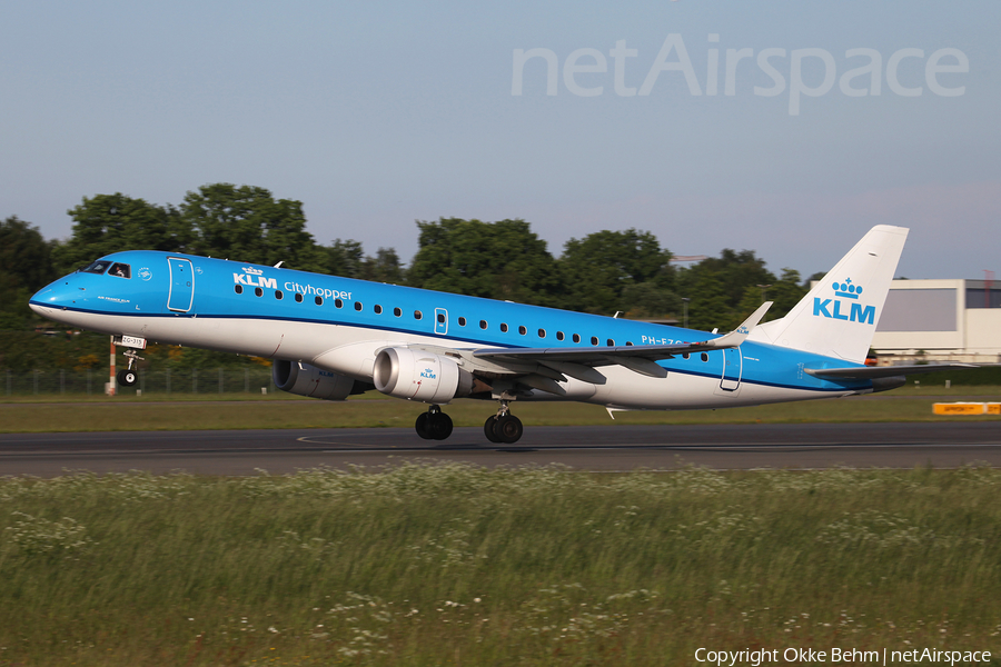 KLM Cityhopper Embraer ERJ-190LR (ERJ-190-100LR) (PH-EZG) | Photo 165911