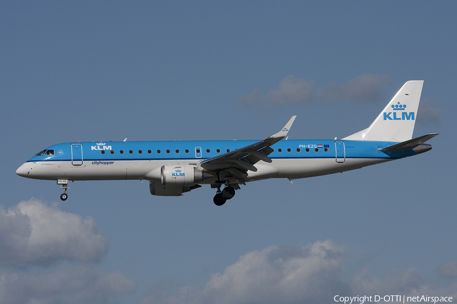 KLM Cityhopper Embraer ERJ-190LR (ERJ-190-100LR) (PH-EZG) | Photo 290115
