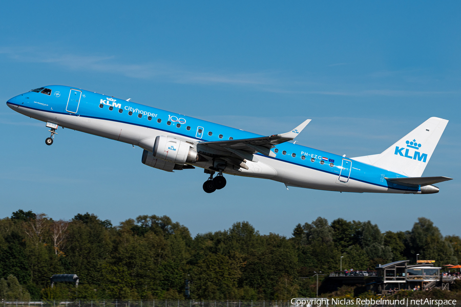 KLM Cityhopper Embraer ERJ-190LR (ERJ-190-100LR) (PH-EZG) | Photo 348704