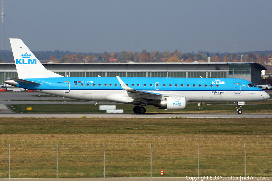 KLM Cityhopper Embraer ERJ-190LR (ERJ-190-100LR) (PH-EZG) | Photo 379896