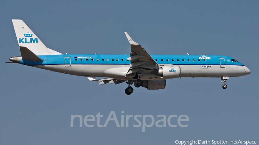 KLM Cityhopper Embraer ERJ-190LR (ERJ-190-100LR) (PH-EZH) | Photo 227818