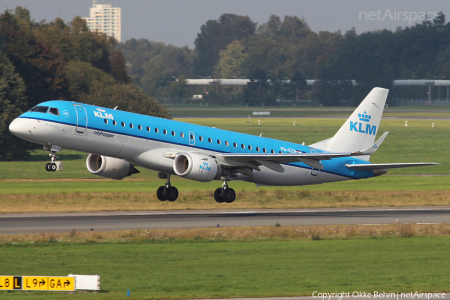 KLM Cityhopper Embraer ERJ-190LR (ERJ-190-100LR) (PH-EZH) | Photo 52331