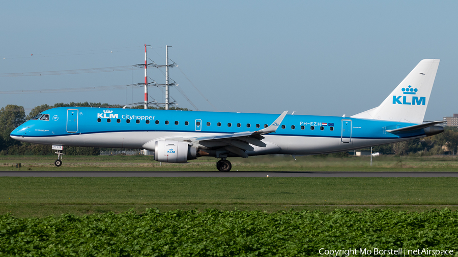 KLM Cityhopper Embraer ERJ-190LR (ERJ-190-100LR) (PH-EZH) | Photo 531882