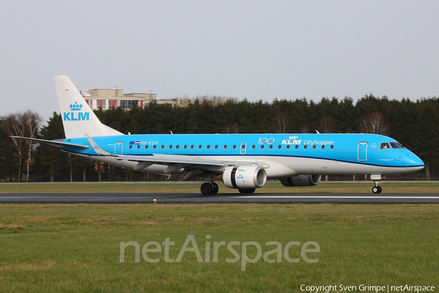 KLM Cityhopper Embraer ERJ-190LR (ERJ-190-100LR) (PH-EZH) | Photo 378289