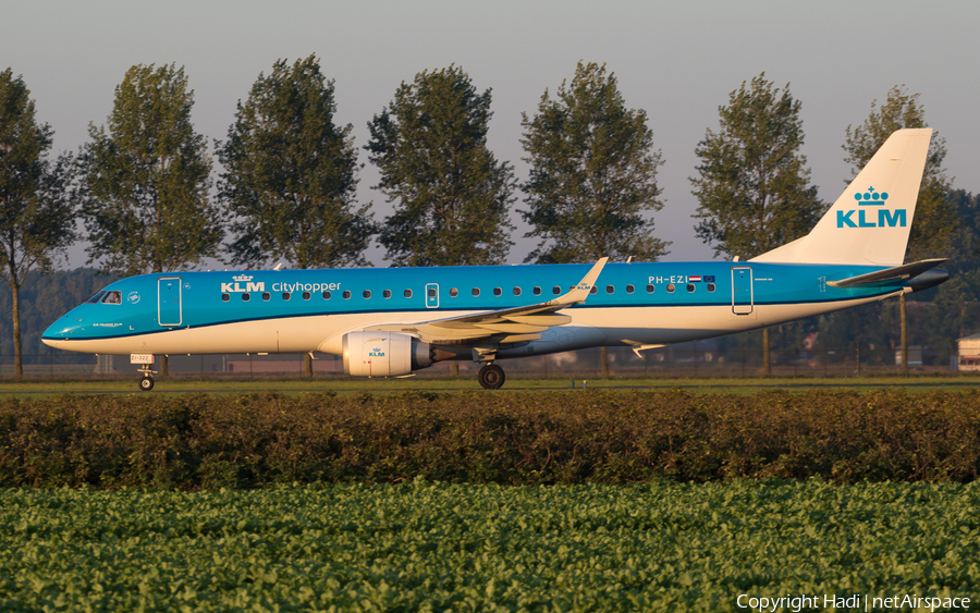 KLM Cityhopper Embraer ERJ-190STD (ERJ-190-100STD) (PH-EZI) | Photo 125284