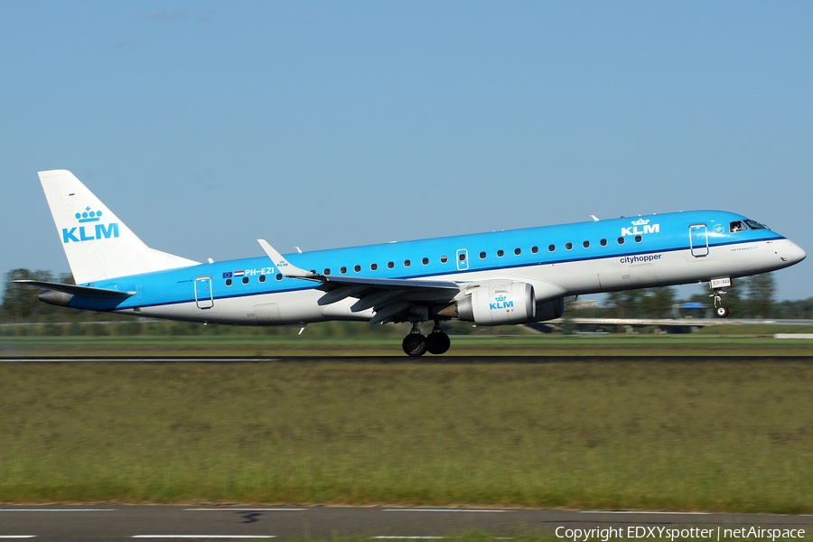 KLM Cityhopper Embraer ERJ-190STD (ERJ-190-100STD) (PH-EZI) | Photo 291549