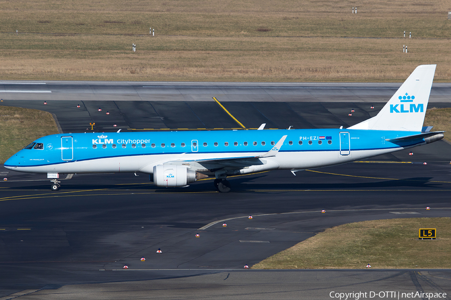 KLM Cityhopper Embraer ERJ-190STD (ERJ-190-100STD) (PH-EZI) | Photo 223322
