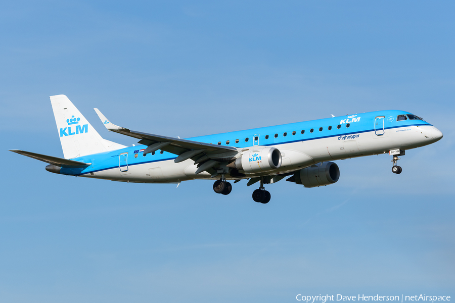 KLM Cityhopper Embraer ERJ-190STD (ERJ-190-100STD) (PH-EZI) | Photo 450173