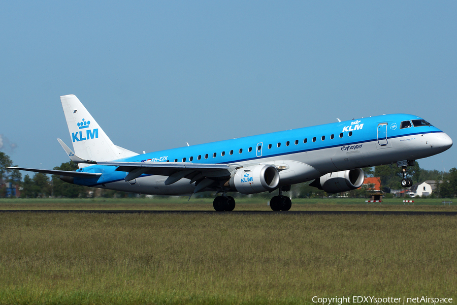 KLM Cityhopper Embraer ERJ-190STD (ERJ-190-100STD) (PH-EZK) | Photo 291520