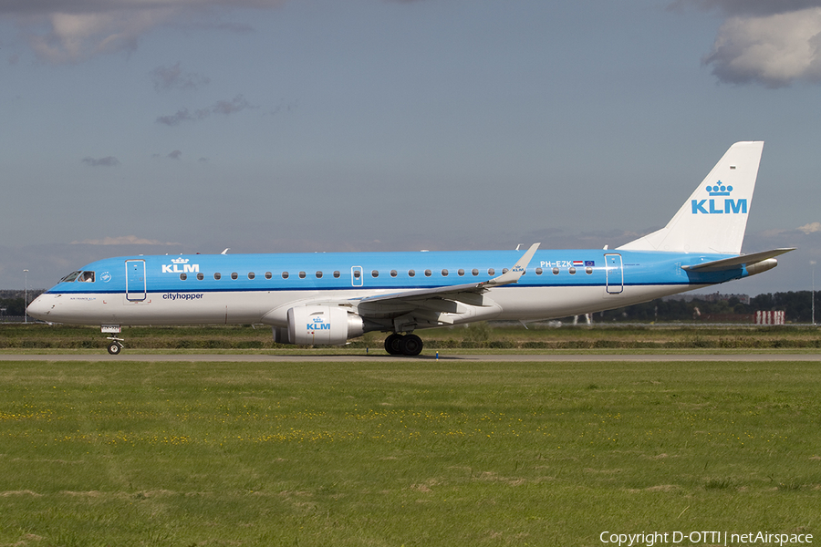 KLM Cityhopper Embraer ERJ-190STD (ERJ-190-100STD) (PH-EZK) | Photo 313243