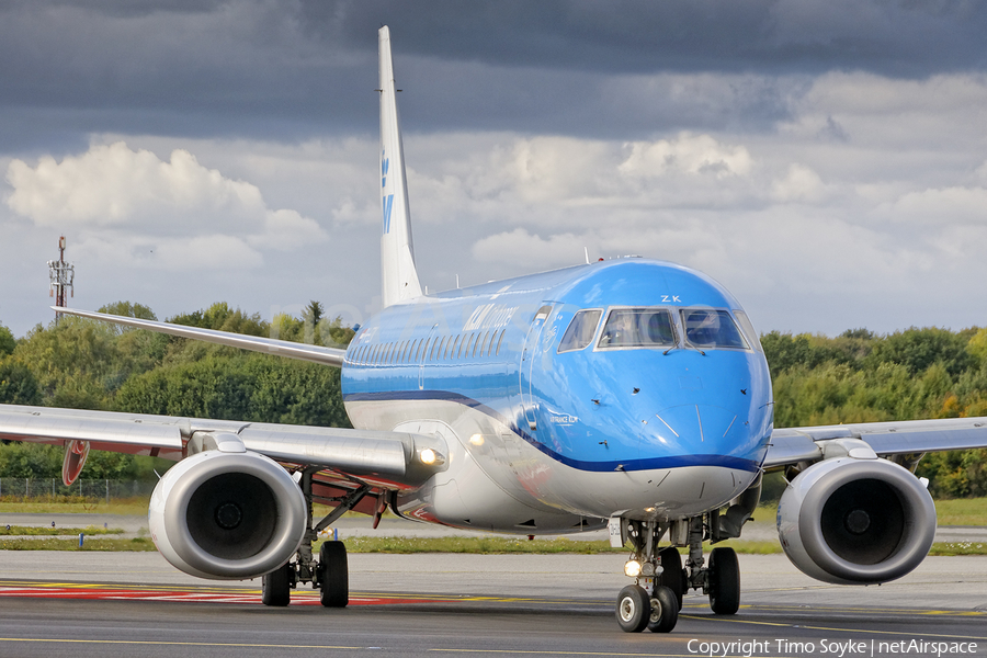 KLM Cityhopper Embraer ERJ-190STD (ERJ-190-100STD) (PH-EZK) | Photo 267788