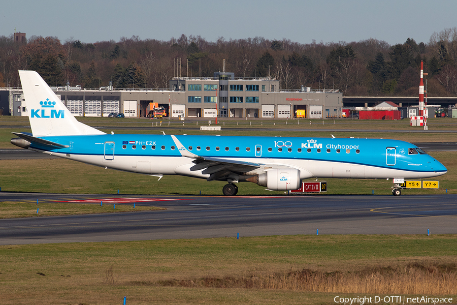 KLM Cityhopper Embraer ERJ-190STD (ERJ-190-100STD) (PH-EZK) | Photo 371831