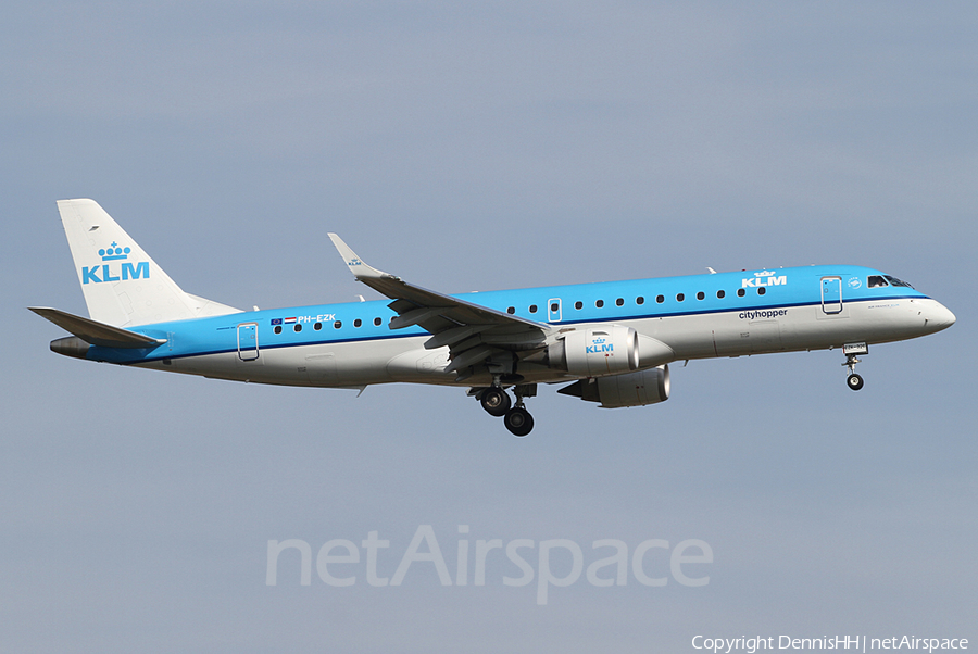 KLM Cityhopper Embraer ERJ-190STD (ERJ-190-100STD) (PH-EZK) | Photo 409652