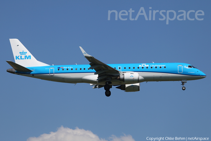 KLM Cityhopper Embraer ERJ-190STD (ERJ-190-100STD) (PH-EZL) | Photo 107881