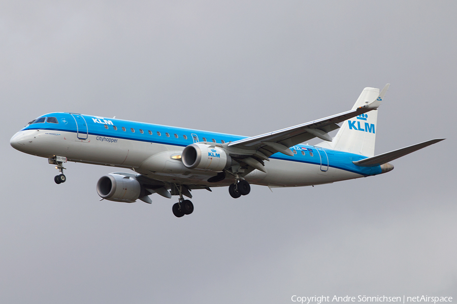 KLM Cityhopper Embraer ERJ-190STD (ERJ-190-100STD) (PH-EZL) | Photo 3125