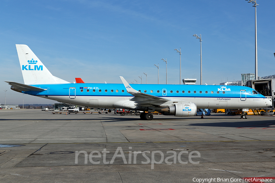 KLM Cityhopper Embraer ERJ-190STD (ERJ-190-100STD) (PH-EZL) | Photo 73452