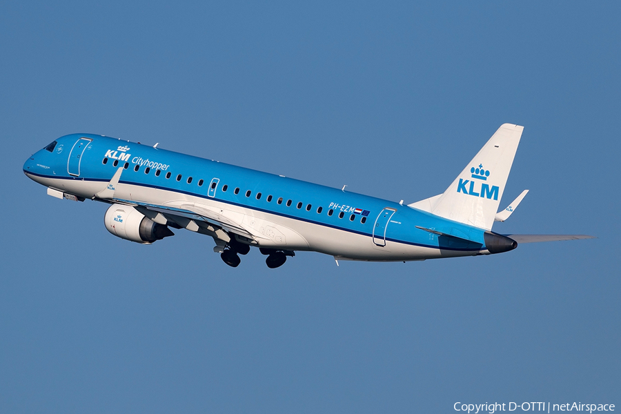 KLM Cityhopper Embraer ERJ-190STD (ERJ-190-100STD) (PH-EZM) | Photo 187253
