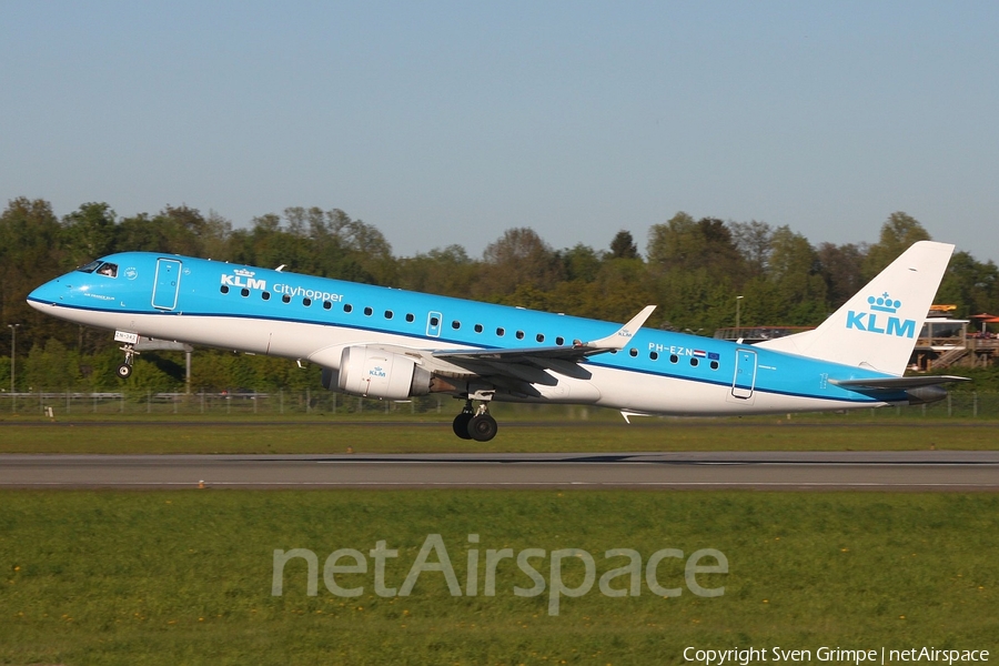 KLM Cityhopper Embraer ERJ-190STD (ERJ-190-100STD) (PH-EZN) | Photo 288715