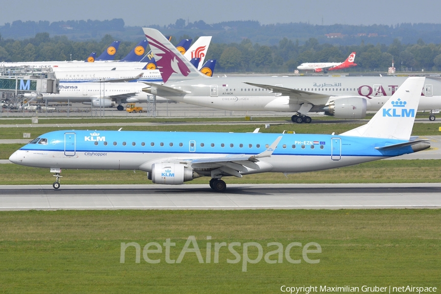 KLM Cityhopper Embraer ERJ-190STD (ERJ-190-100STD) (PH-EZN) | Photo 112286