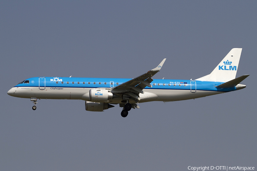 KLM Cityhopper Embraer ERJ-190STD (ERJ-190-100STD) (PH-EZO) | Photo 299532
