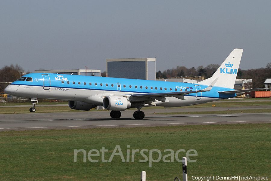 KLM Cityhopper Embraer ERJ-190STD (ERJ-190-100STD) (PH-EZO) | Photo 410570