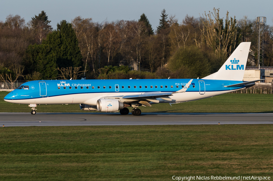 KLM Cityhopper Embraer ERJ-190STD (ERJ-190-100STD) (PH-EZR) | Photo 309131