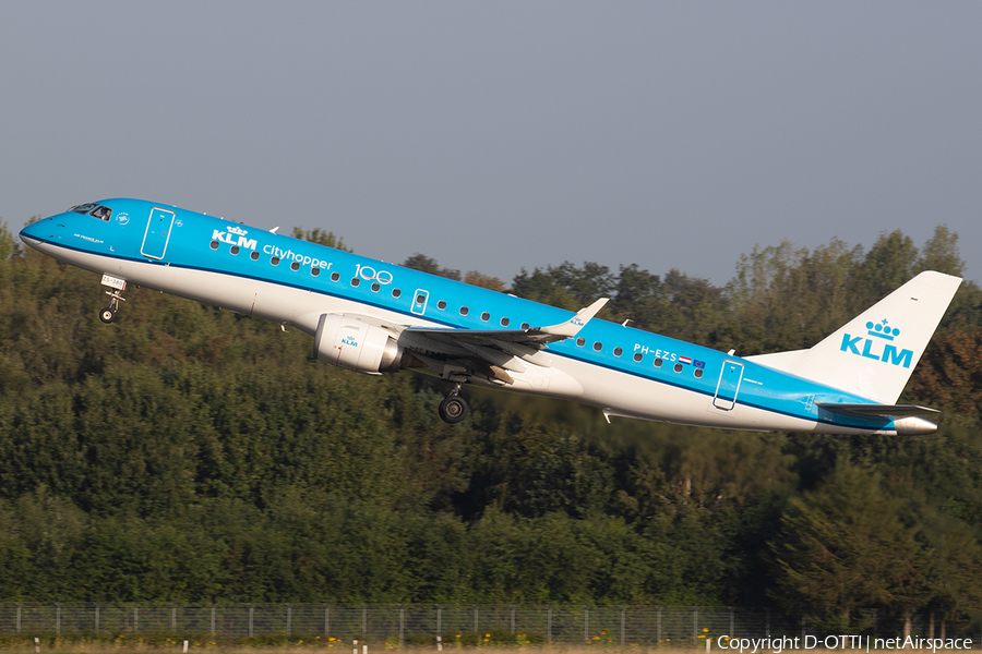 KLM Cityhopper Embraer ERJ-190LR (ERJ-190-100LR) (PH-EZS) | Photo 347872
