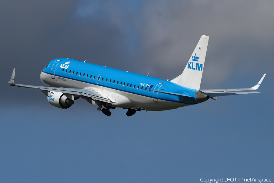 KLM Cityhopper Embraer ERJ-190LR (ERJ-190-100LR) (PH-EZS) | Photo 408752
