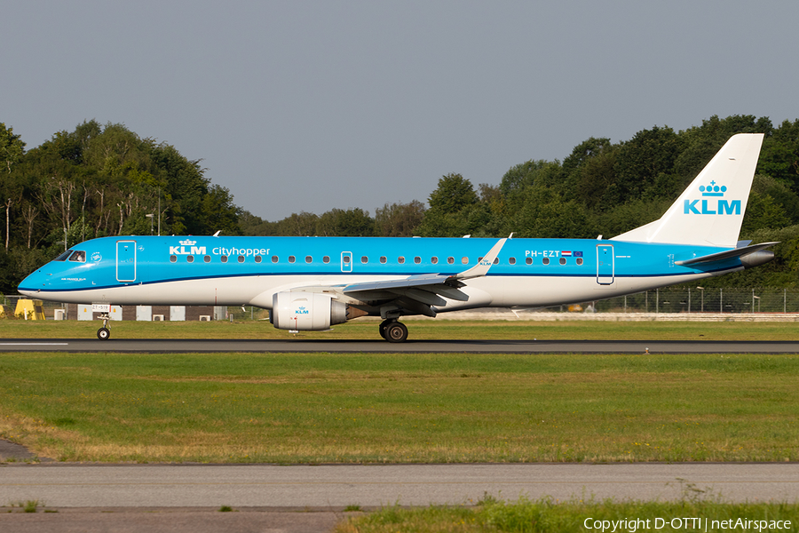 KLM Cityhopper Embraer ERJ-190STD (ERJ-190-100STD) (PH-EZT) | Photo 340353