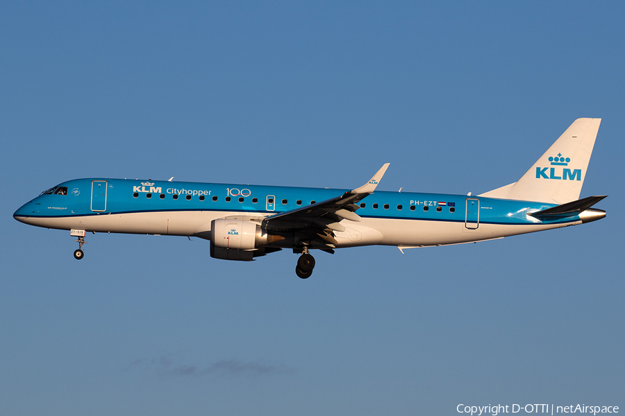 KLM Cityhopper Embraer ERJ-190STD (ERJ-190-100STD) (PH-EZT) | Photo 360782