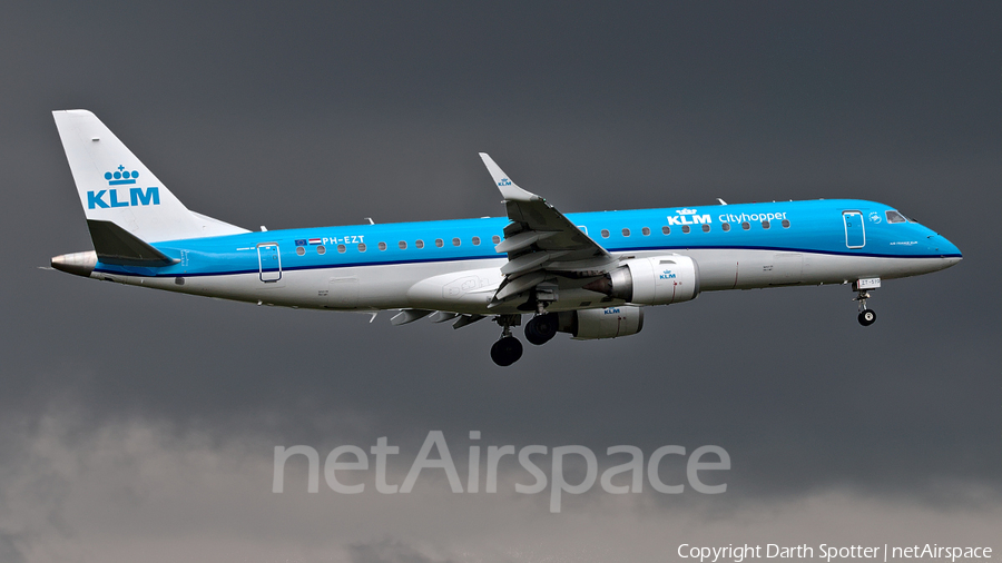 KLM Cityhopper Embraer ERJ-190STD (ERJ-190-100STD) (PH-EZT) | Photo 267731