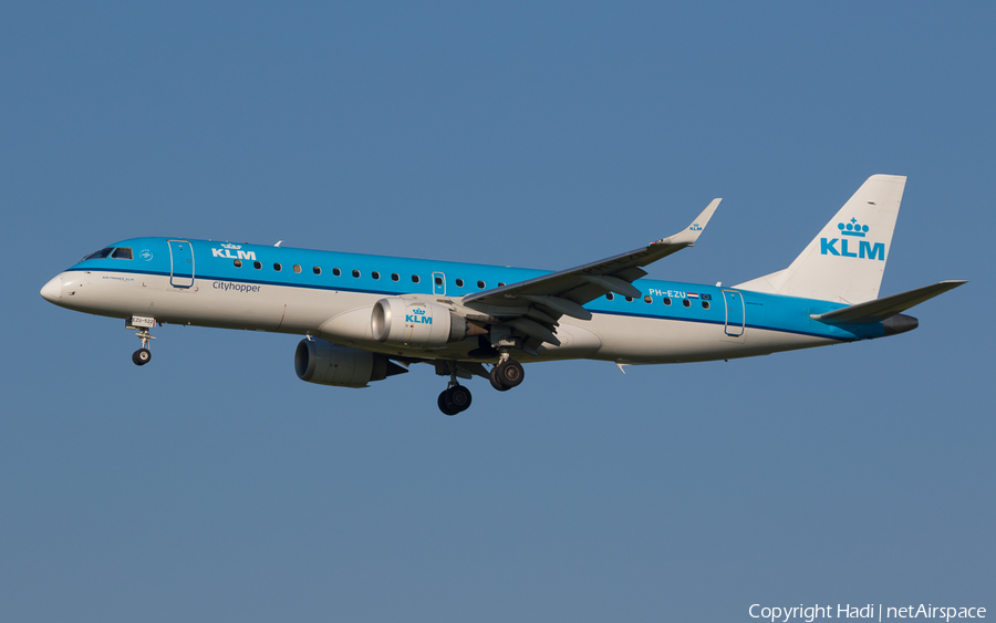 KLM Cityhopper Embraer ERJ-190STD (ERJ-190-100STD) (PH-EZU) | Photo 125322