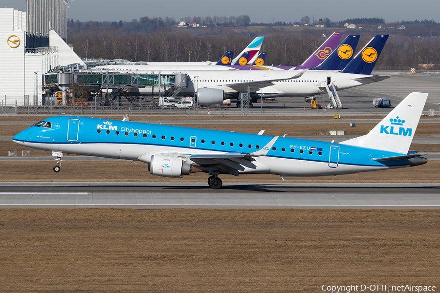 KLM Cityhopper Embraer ERJ-190STD (ERJ-190-100STD) (PH-EZU) | Photo 298114