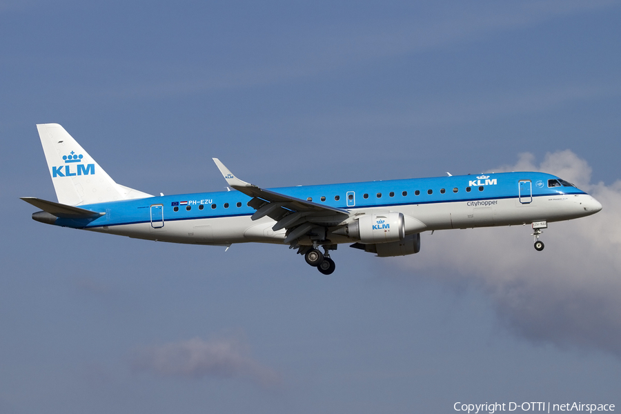 KLM Cityhopper Embraer ERJ-190STD (ERJ-190-100STD) (PH-EZU) | Photo 404387