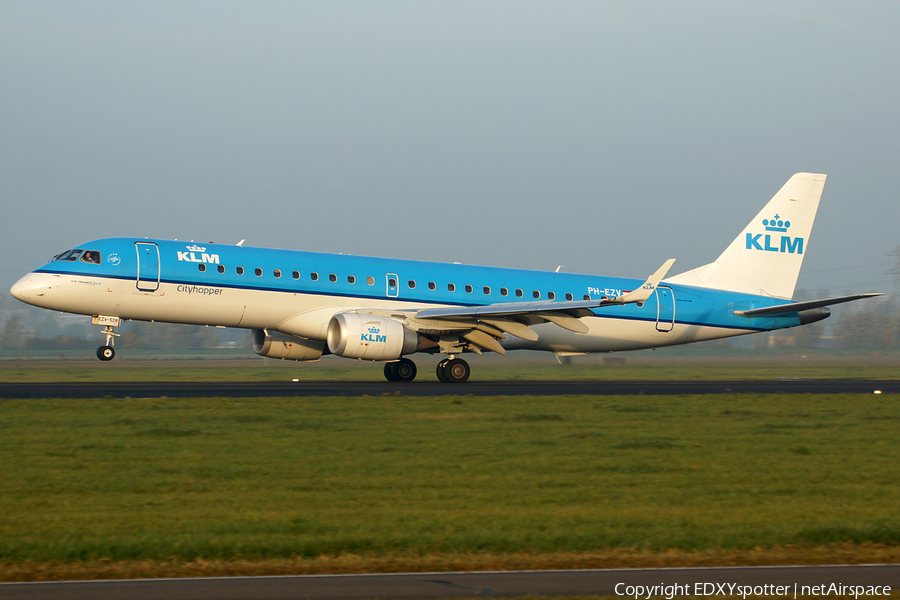 KLM Cityhopper Embraer ERJ-190STD (ERJ-190-100STD) (PH-EZV) | Photo 278170
