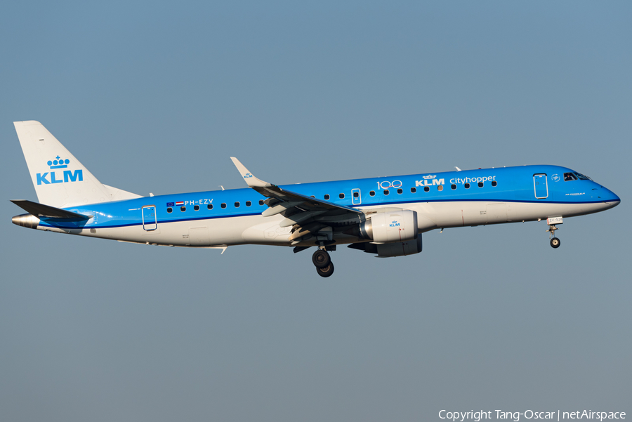 KLM Cityhopper Embraer ERJ-190STD (ERJ-190-100STD) (PH-EZV) | Photo 369135