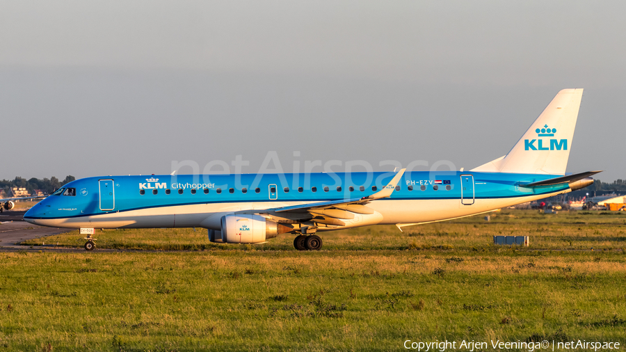 KLM Cityhopper Embraer ERJ-190STD (ERJ-190-100STD) (PH-EZV) | Photo 379146