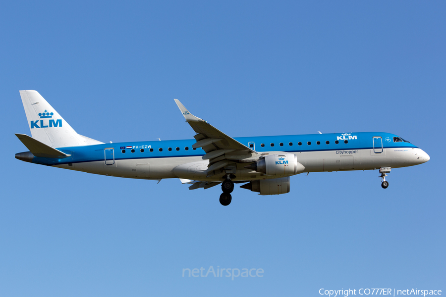 KLM Cityhopper Embraer ERJ-190STD (ERJ-190-100STD) (PH-EZW) | Photo 57226