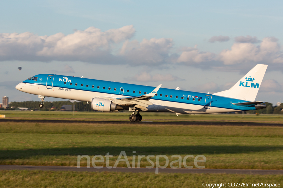 KLM Cityhopper Embraer ERJ-190STD (ERJ-190-100STD) (PH-EZW) | Photo 57363