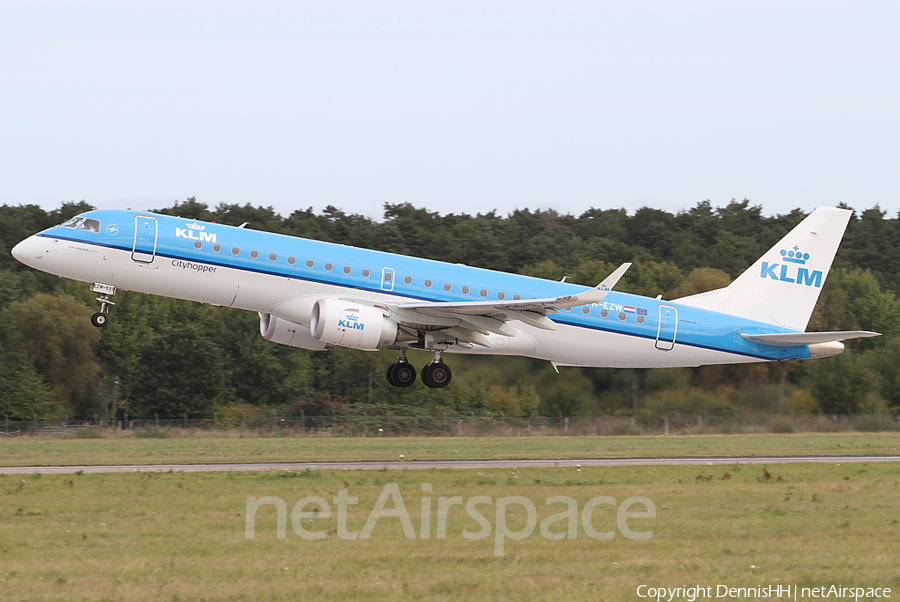 KLM Cityhopper Embraer ERJ-190STD (ERJ-190-100STD) (PH-EZW) | Photo 393244