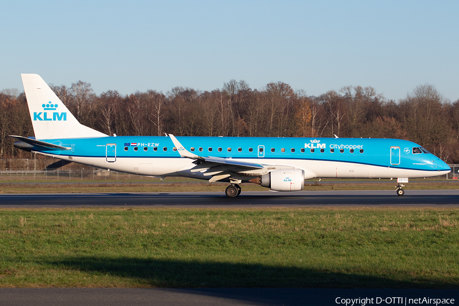 KLM Cityhopper Embraer ERJ-190STD (ERJ-190-100STD) (PH-EZW) | Photo 654810