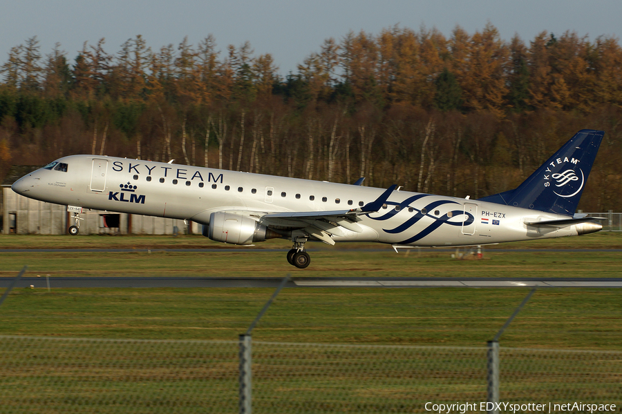 KLM Cityhopper Embraer ERJ-190STD (ERJ-190-100STD) (PH-EZX) | Photo 275233