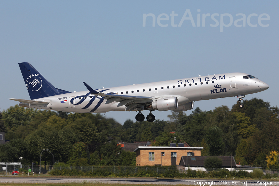 KLM Cityhopper Embraer ERJ-190STD (ERJ-190-100STD) (PH-EZX) | Photo 522218