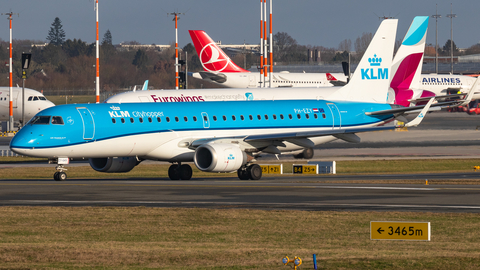 KLM Cityhopper Embraer ERJ-190STD (ERJ-190-100STD) (PH-EZY) at  Hamburg - Fuhlsbuettel (Helmut Schmidt), Germany