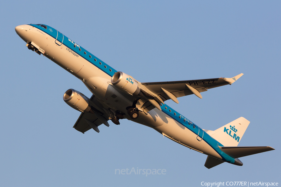 KLM Cityhopper Embraer ERJ-190STD (ERJ-190-100STD) (PH-EZZ) | Photo 54904