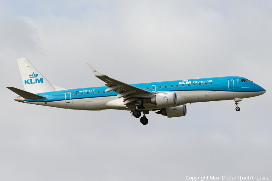 KLM Cityhopper Embraer ERJ-190STD (ERJ-190-100STD) (PH-EZZ) | Photo 492276