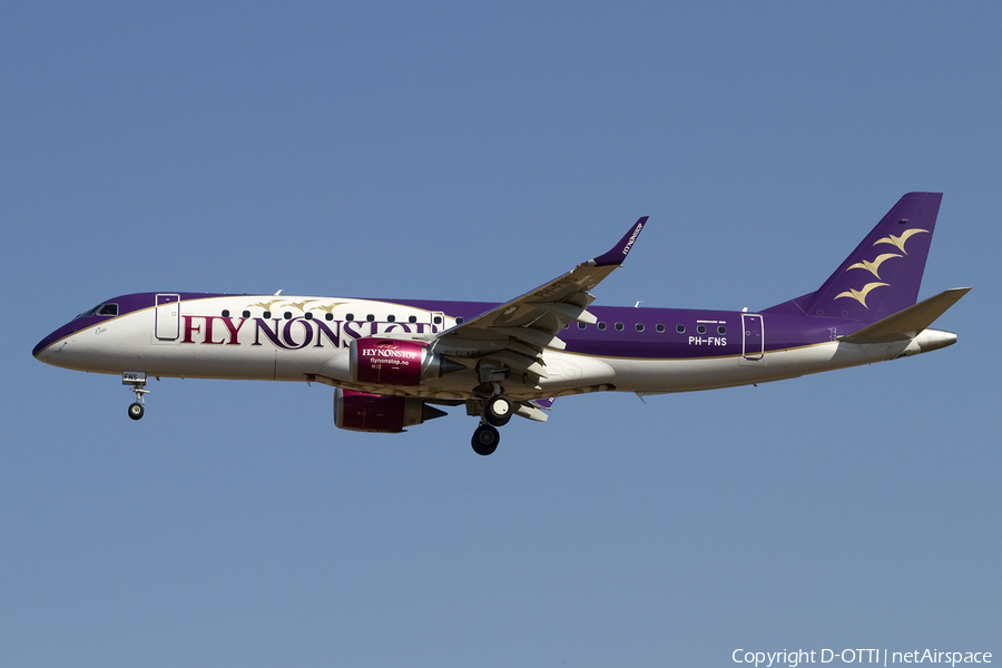 FlyNonstop Embraer ERJ-190LR (ERJ-190-100LR) (PH-FNS) | Photo 415669